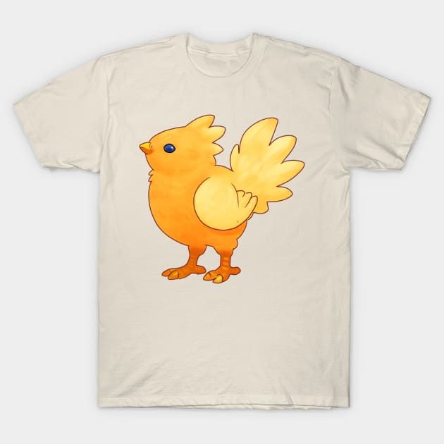 Chocobo Chick T-Shirt by kickingshoes